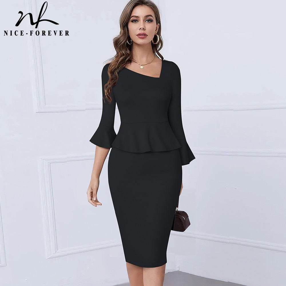Ͻ-   м ָ ÷  Peplum 巹 Ͻ ۾ Ƽ Bodycon  巹 btyB609